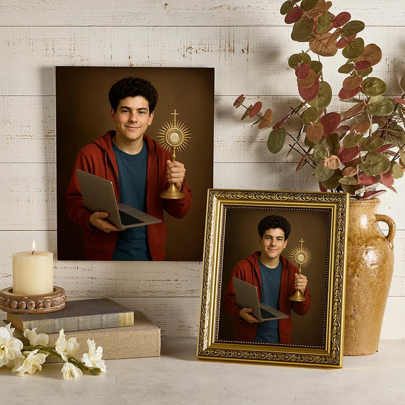 Saint Carlo Acutis Wall Plaque