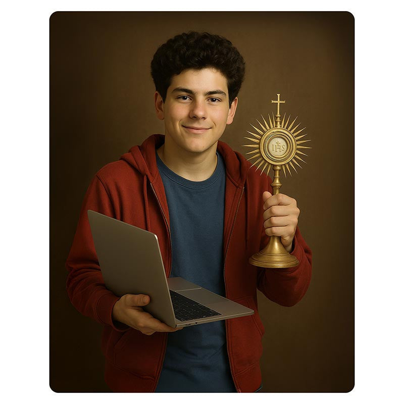 Saint Carlo Acutis Wall Plaque