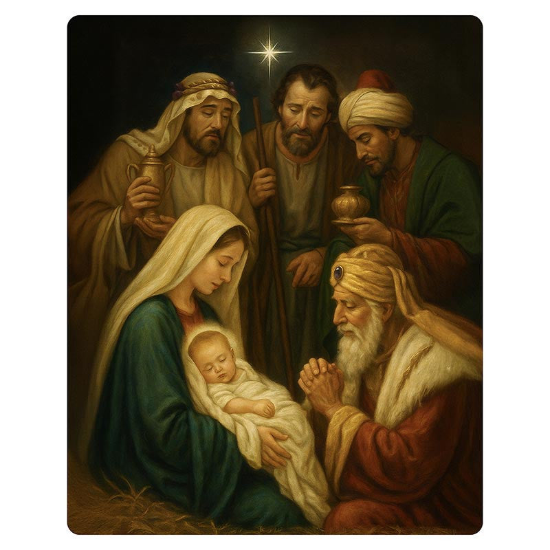 Adoration of the Magi Wall Plaque