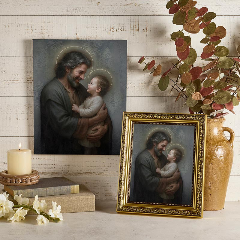 Joseph the Gentle Father Wall Plaque
