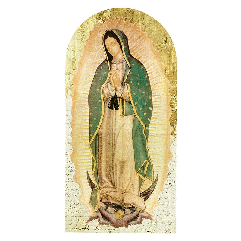Our Lady of Guadalupe Arched Plaque