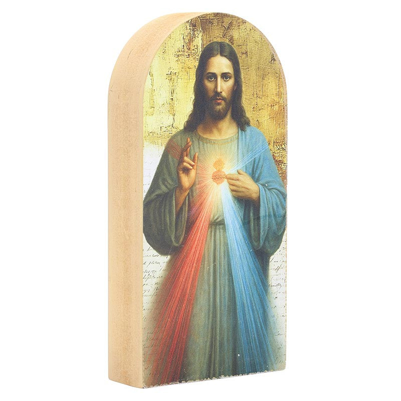 Divine Mercy Arched Plaque