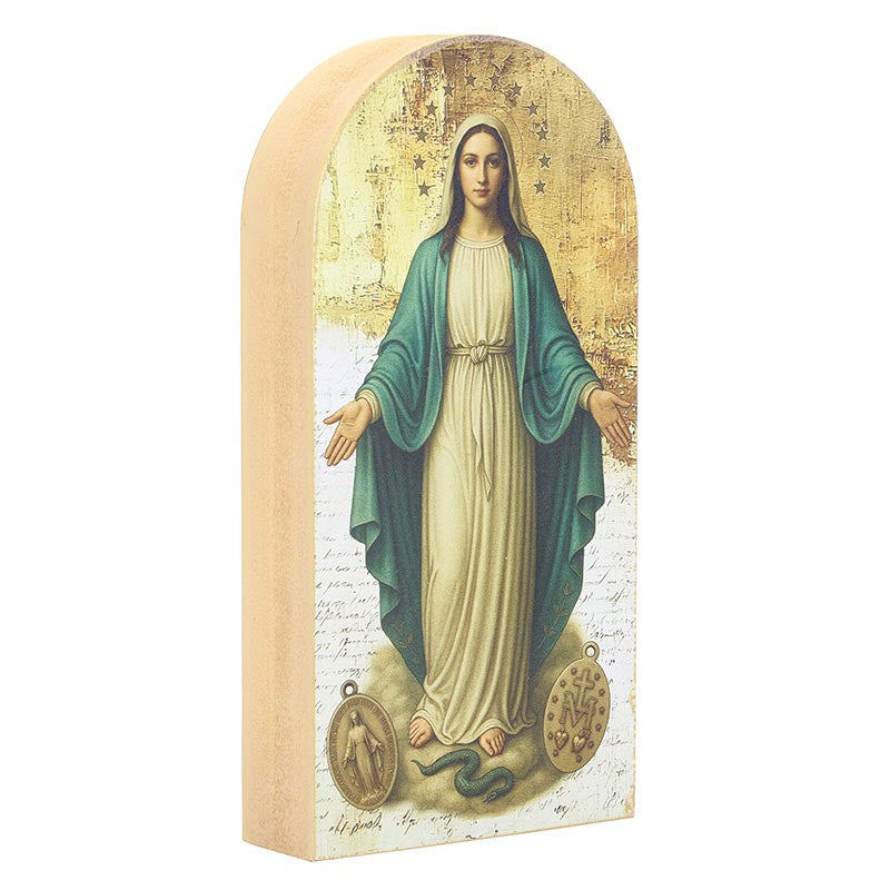 Our Lady of Grace Arched Plaque