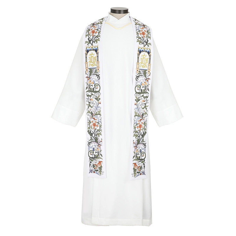 Floral Embroidered Stole