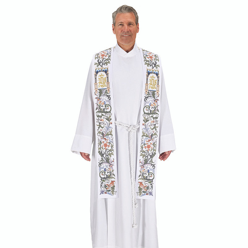 Floral Embroidered Stole