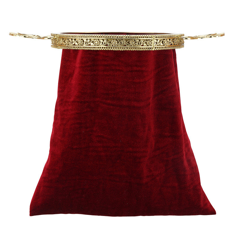 Burgundy Offering Bag