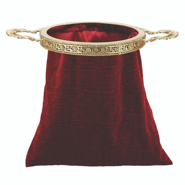 Burgundy Offering Bag