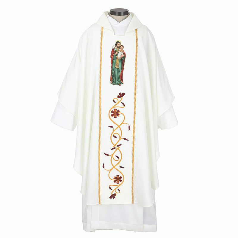 Sardinia Collection Chasuble - St. Joseph and Child