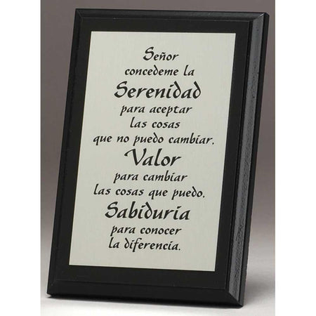 Plaque MDF Serenity Prayer Spanish by Dicksons