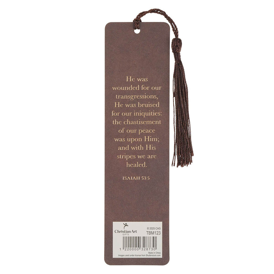 Amazing Grace Bookmark with Tassel - Isaiah 53:3