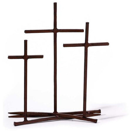 Tabletop Cross Metal Golgotha Nail by Dicksons
