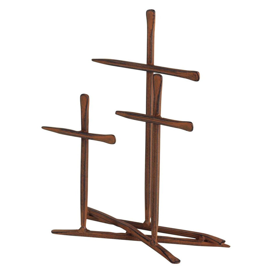 Tabletop Cross Metal Golgotha Nail 6h by Dicksons, product view 2
