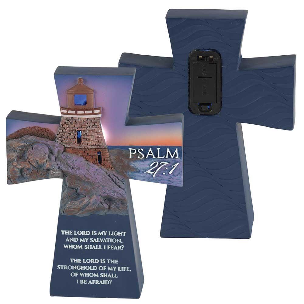 The Lord is My Light Tabletop Cross by Dicksons, product view 5