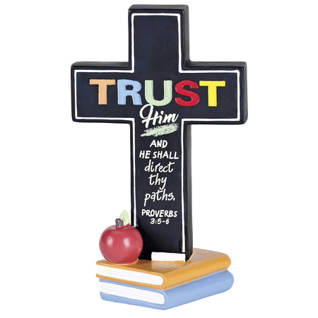 Trust Him Teacher Tabletop Cross by Dicksons