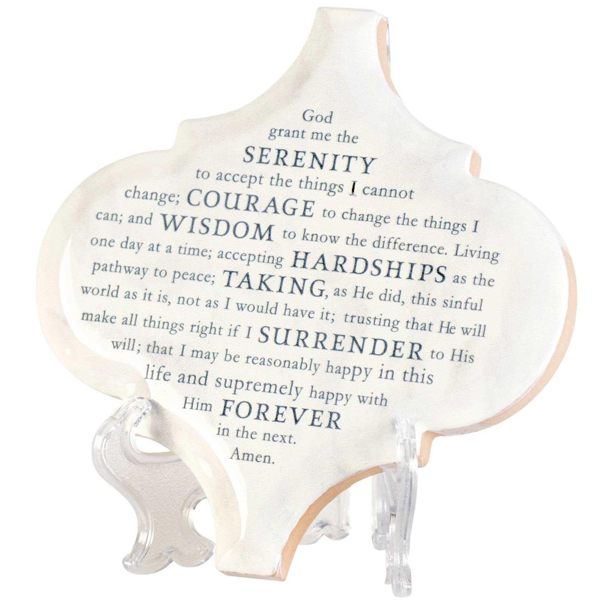 Tile Serenity Prayer Arabesque by Dicksons
