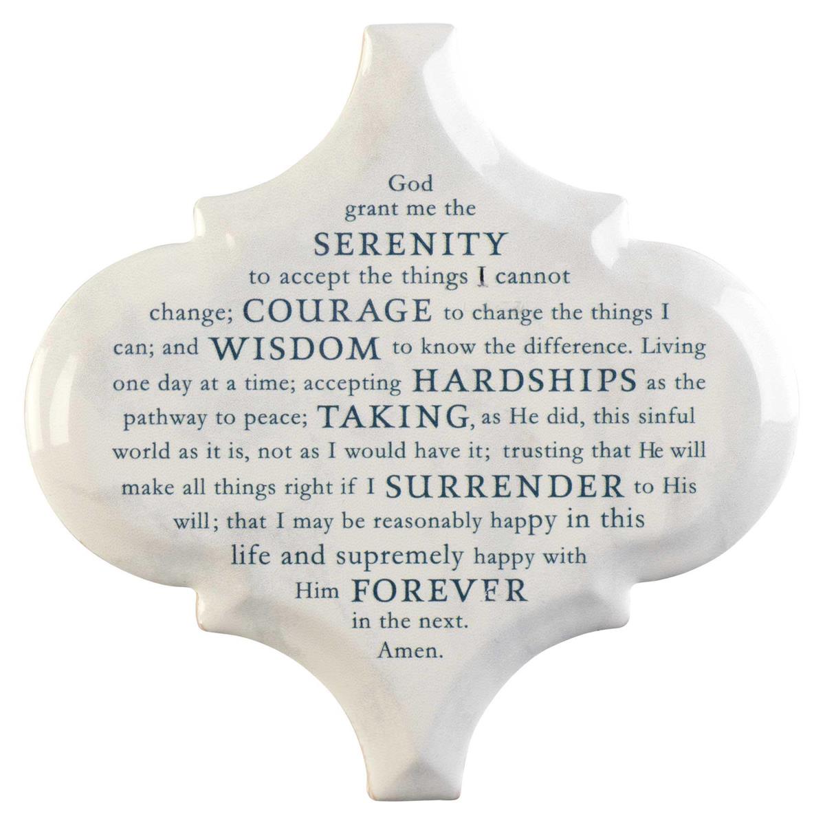Tile Serenity Prayer Arabesque by Dicksons, product view 3