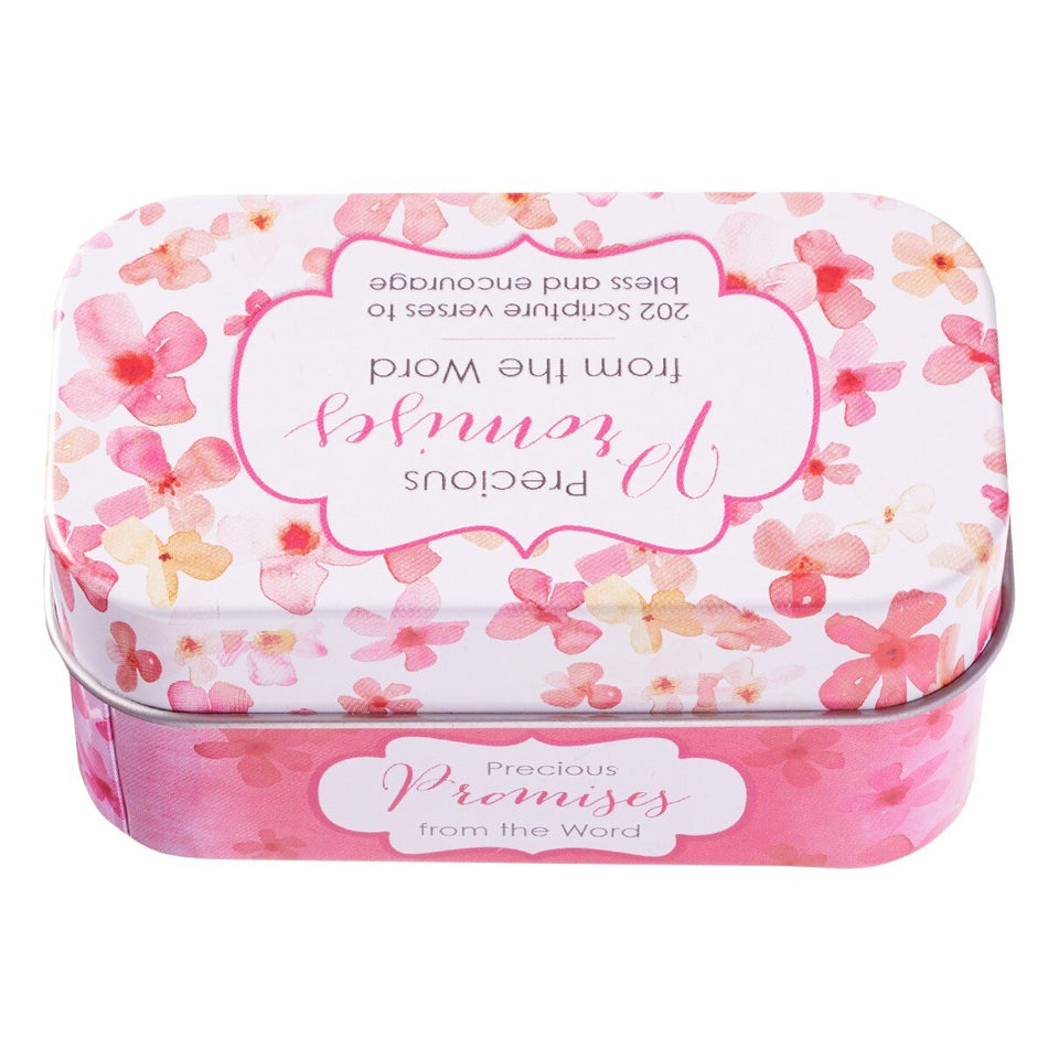 Precious Promises from the Word Scripture Promise Cards in a Gift Tin by Christian Art Gifts, product view 2