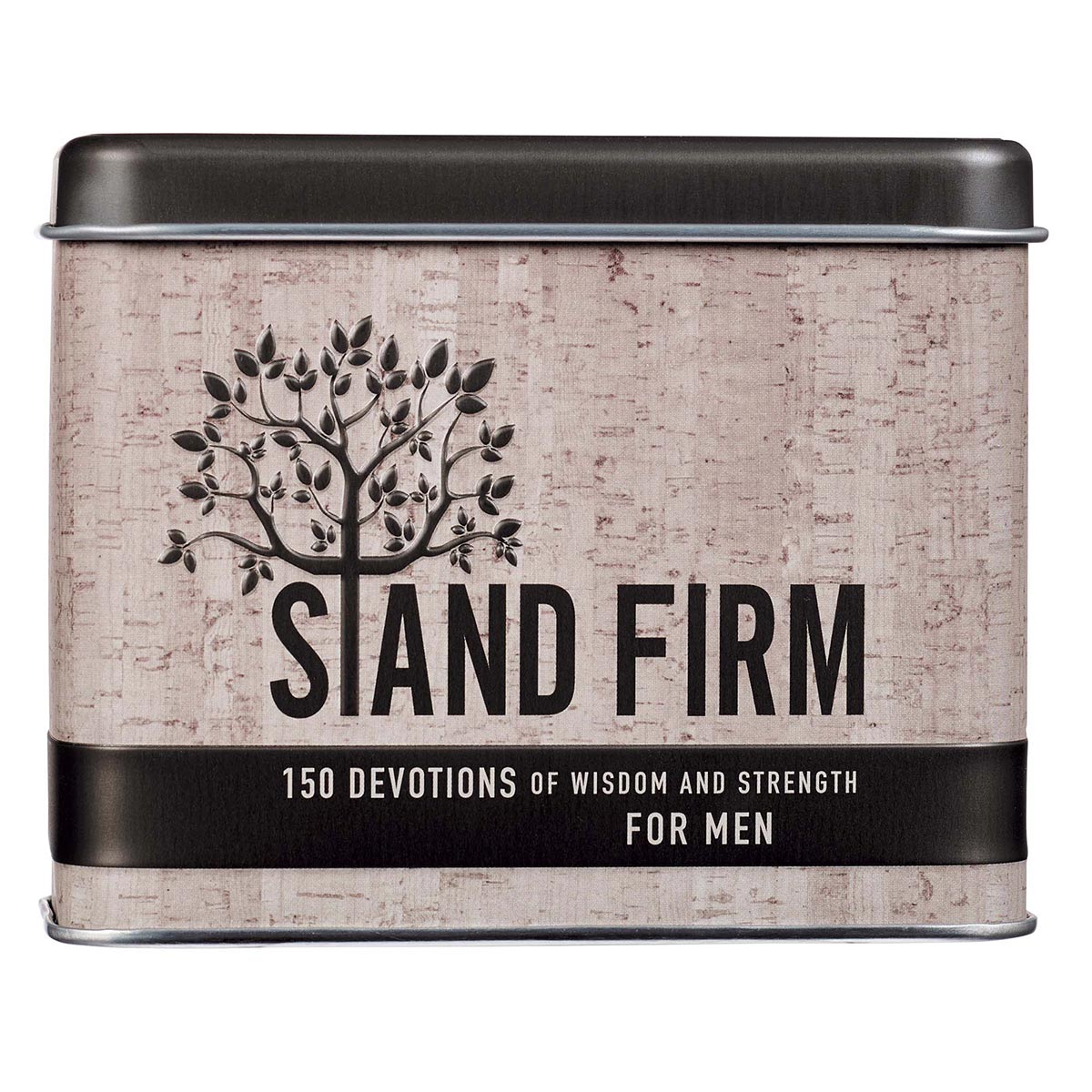 Stand Firm Devotional Cards in a Tin for Men by Christian Art Gifts