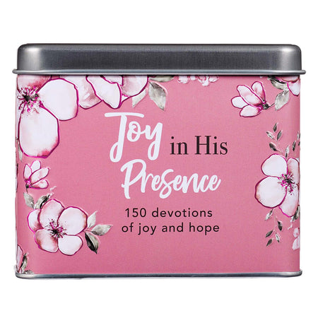 Joy in His Presence Devotional Cards in a Tin by Christian Art Gifts