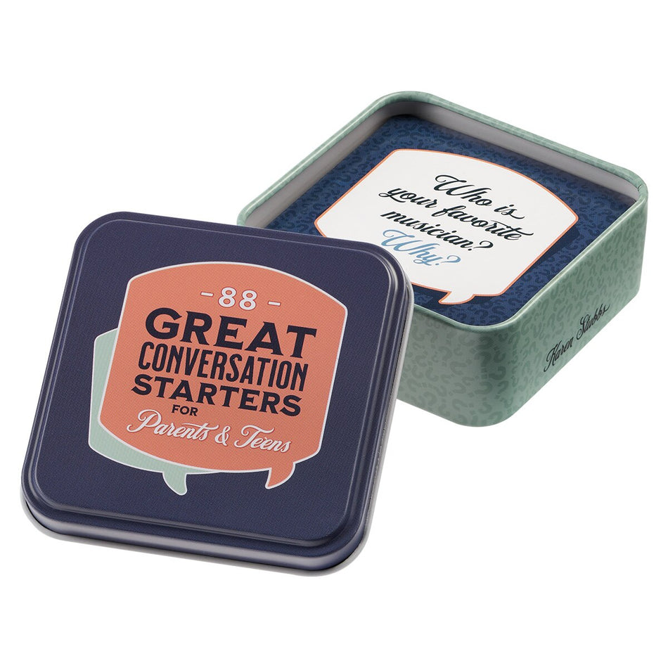 88 Great Conversation Starters for Parents & Teens by Christian Art Gifts, product view 2