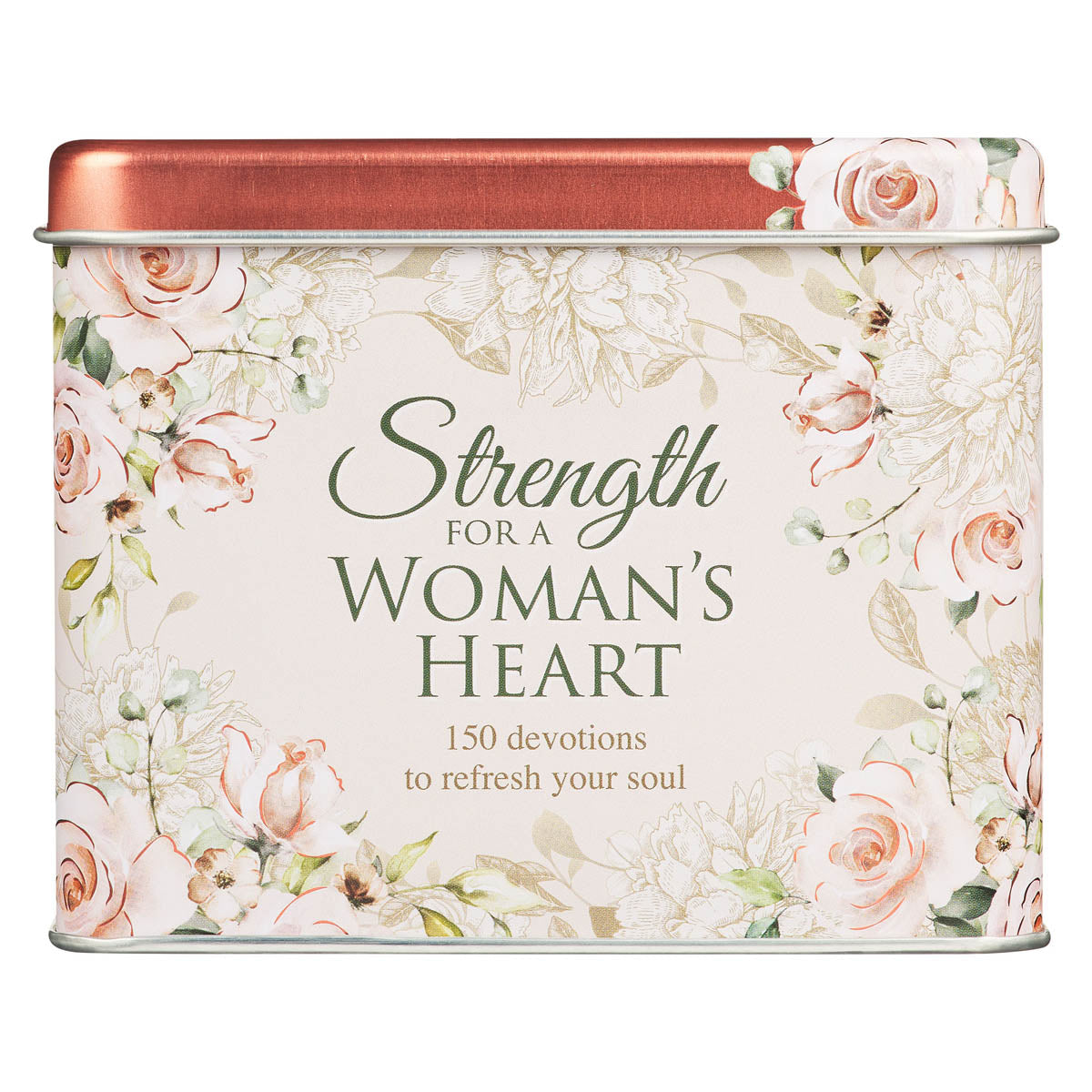 Strength for a Women's Heart Devotional Cards in a Tin by Christian Art Gifts