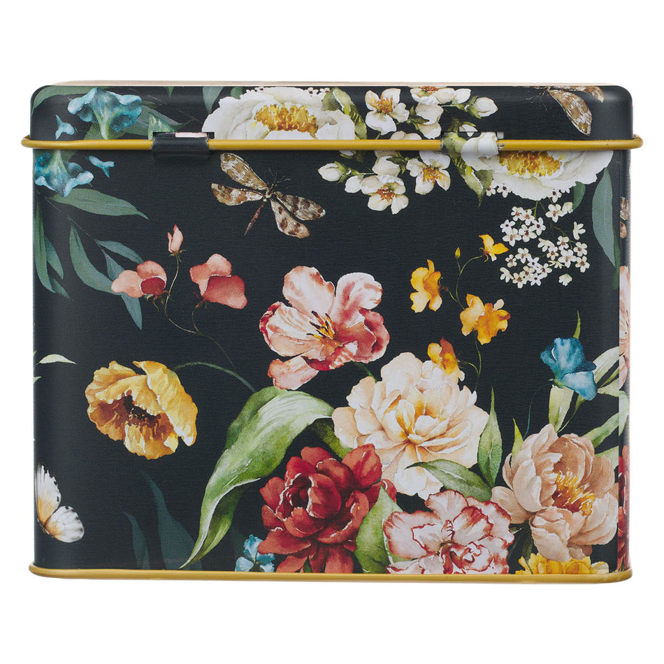 Black Floral Bible Promises in Tin by Christian Art Gifts, product view 2