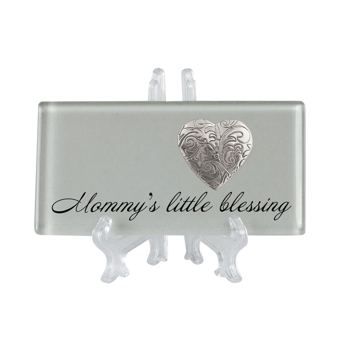Tabletop Tile Mommy's Blessing with Locket by Dicksons