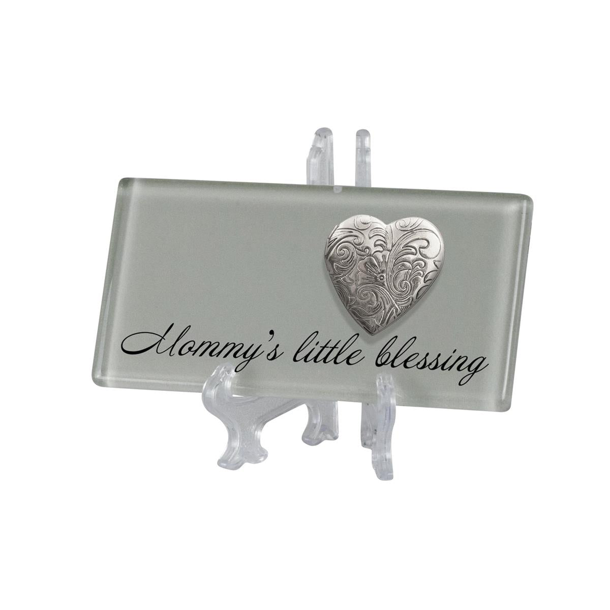 Tabletop Tile Mommy's Blessing with Locket by Dicksons, product view 2