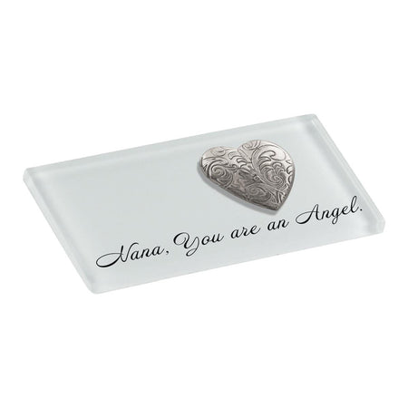 Tabletop Tile Nana Angel White with Locket by Dicksons, product view 3