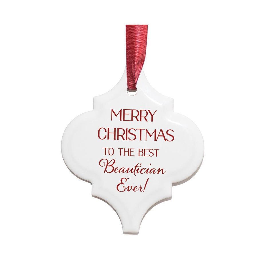 Ornament-merry Christmas/beautician by Dicksons