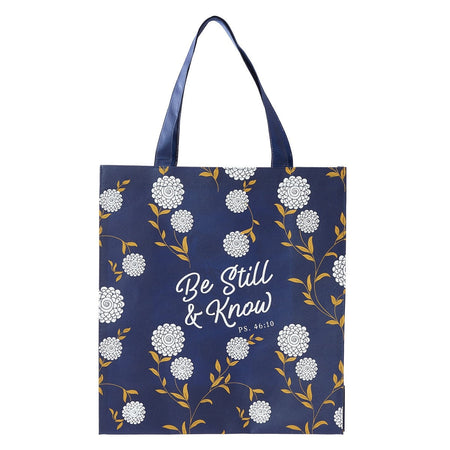 Be Still and Know Shopping Tote Bag - Psalm 46:10 by Christian Art Gifts
