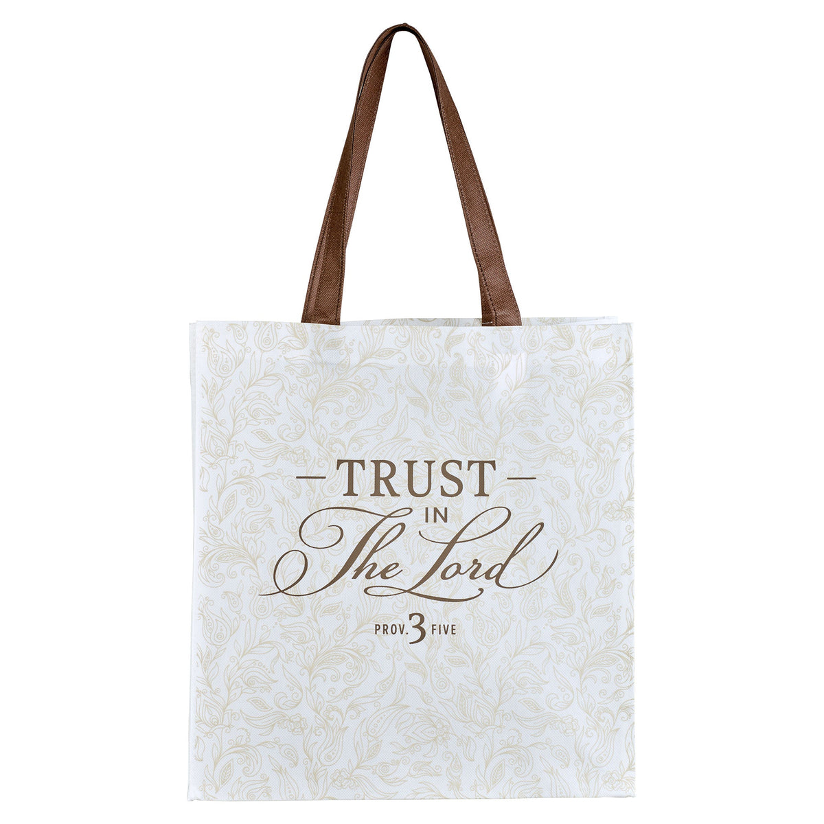 Trust in the LORD Shopping Tote Bag - Proverbs 3:5 by Christian Art Gifts