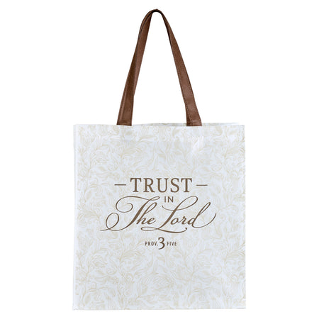 Trust in the LORD Shopping Tote Bag - Proverbs 3:5 by Christian Art Gifts