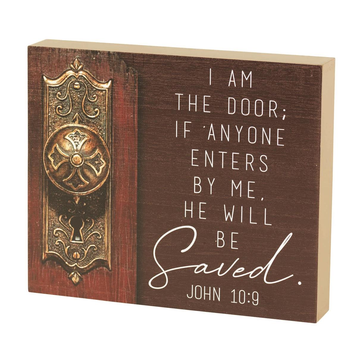 Tabletop Plaque I Am The Door 10x8 by Dicksons