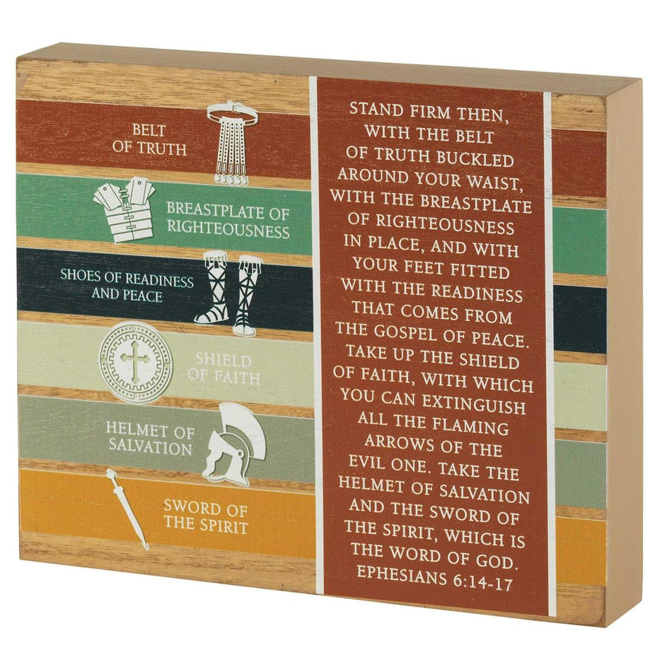 Armor of God 10 x 8 MDF Wall Tabletop Sign Plaque by Dicksons