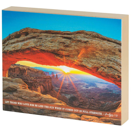 Tabletop Plaque Be Like The Sun 10x8 by Dicksons