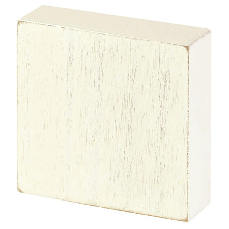 Thank God for Protecting Me Whitewash 3 x 3 MDF Table Top Block Sign by Dicksons, product view 2