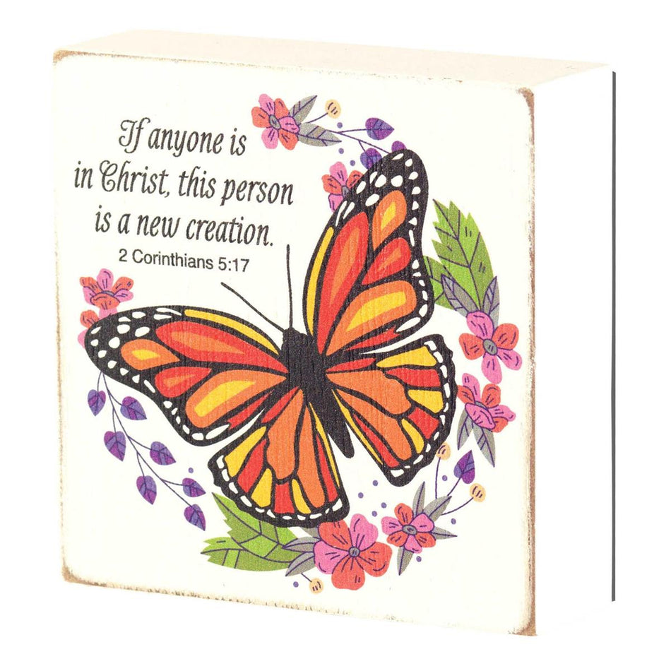 If Anyone Is in Christ Tabletop Plaque by Dicksons
