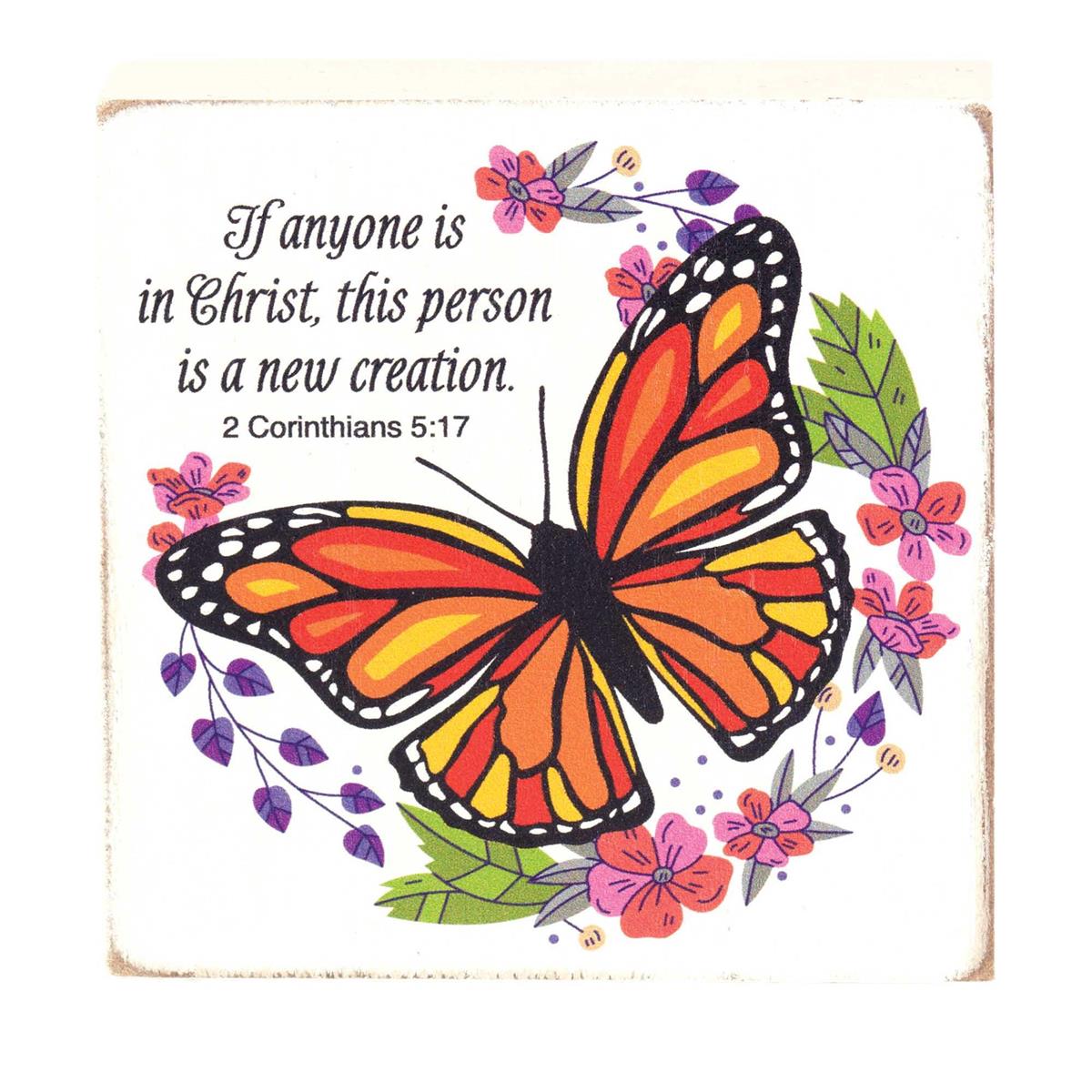 If Anyone Is in Christ Tabletop Plaque by Dicksons, product view 2