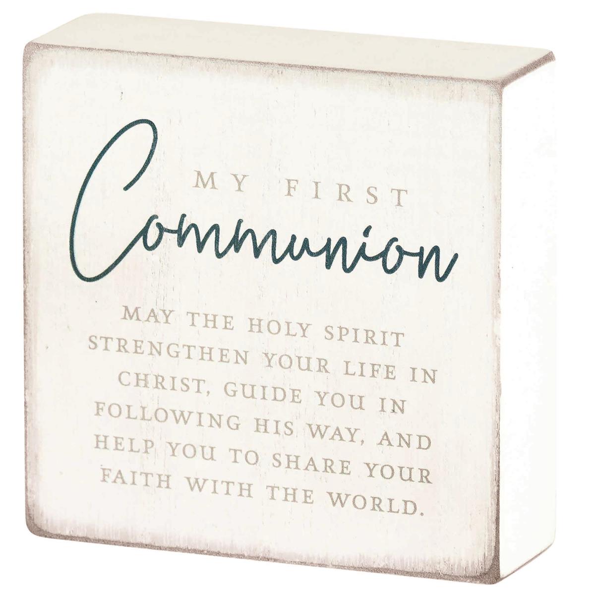 Tabletop Plaque My First Communion by Dicksons