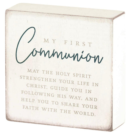 Tabletop Plaque My First Communion by Dicksons