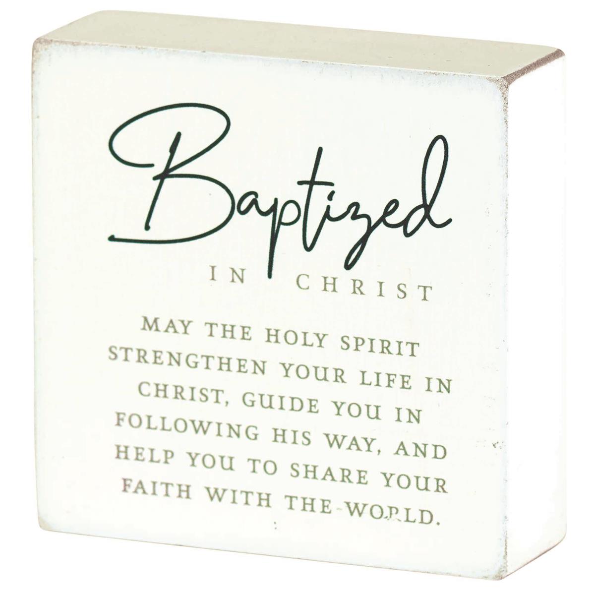 Tabletop Plaque Baptized In Christ by Dicksons