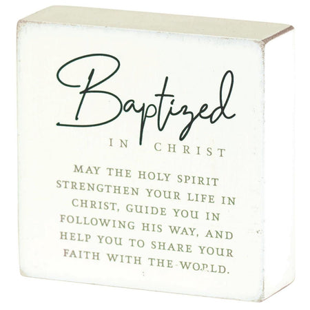 Tabletop Plaque Baptized In Christ by Dicksons