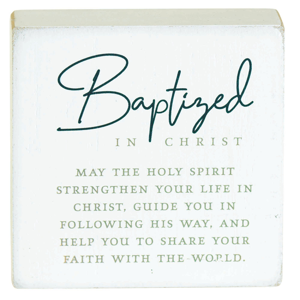 Tabletop Plaque Baptized In Christ by Dicksons, product view 2