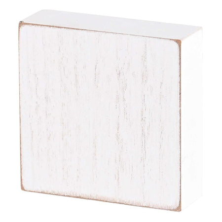 I Will Sing Praises As Long As I Live Whitewashed 3 x 3 Inch MDF Decorative by Dicksons, product view 3