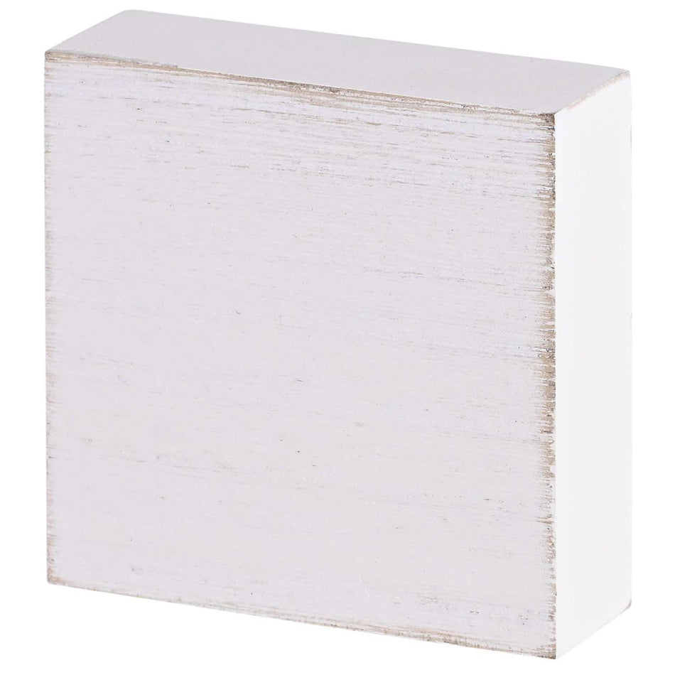 We Are Gods Masterpiece - Ephesians 2:10-3 Inch Distressed White MDF Wood Block by Dicksons, product view 2