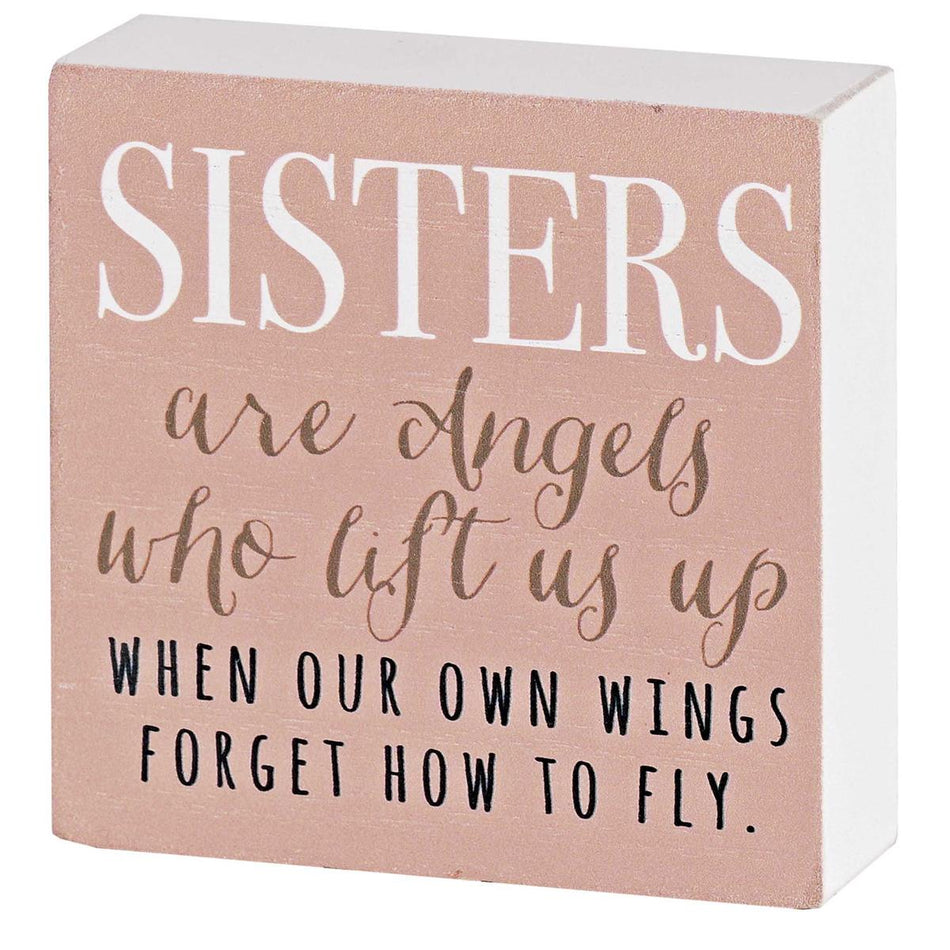 Tabletop Plaque Sisters 3X3 by Dicksons