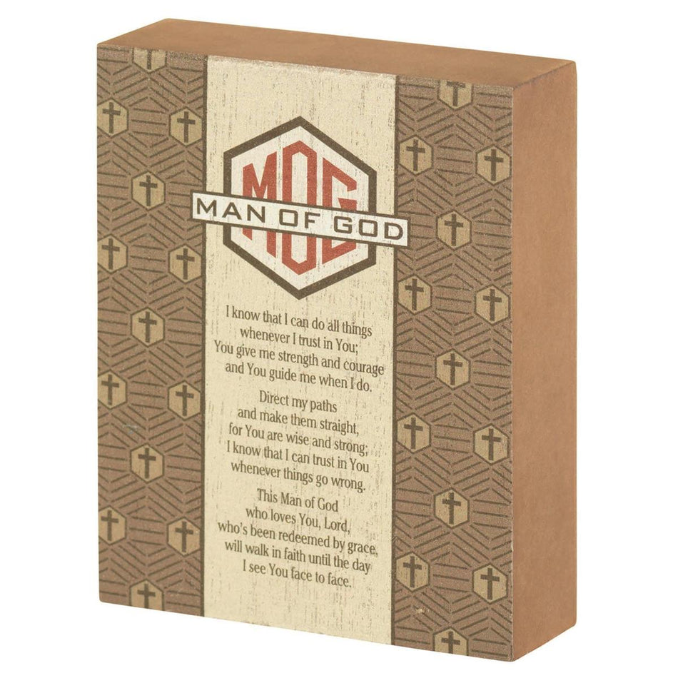 Tabletop Plaque Man Of God 3x4 by Dicksons