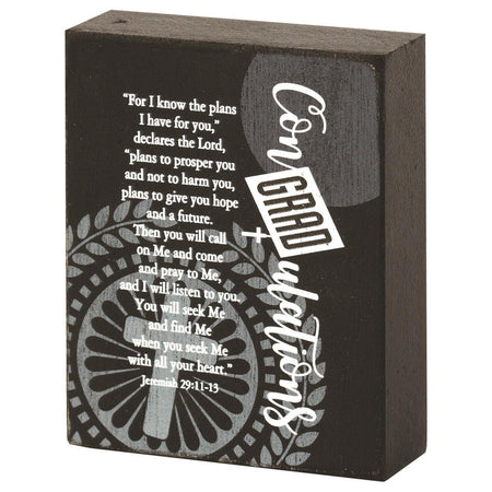 Tabletop Plaque Graduate For I Know by Dicksons