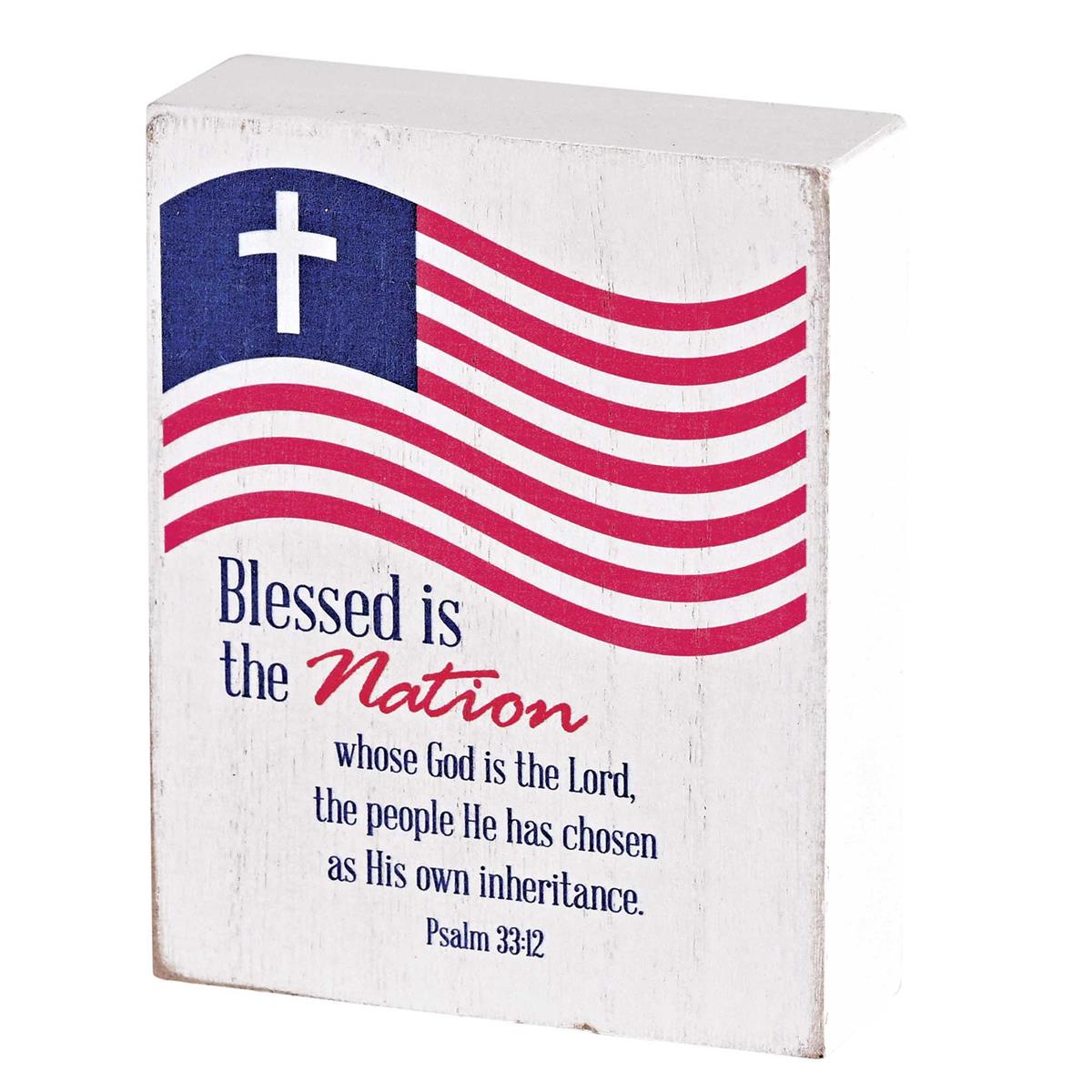 Blessed Is The Nation Red, White by Dicksons